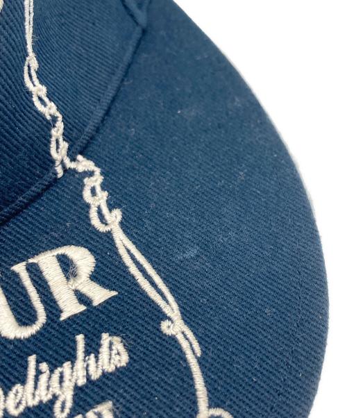 Hysteric Glamour（ヒステリックグラマー）Hysteric Glamour (ヒステリックグラマー) HYS WHISKY刺繍キャップ ネイビー サイズ:FREEの古着・服飾アイテム