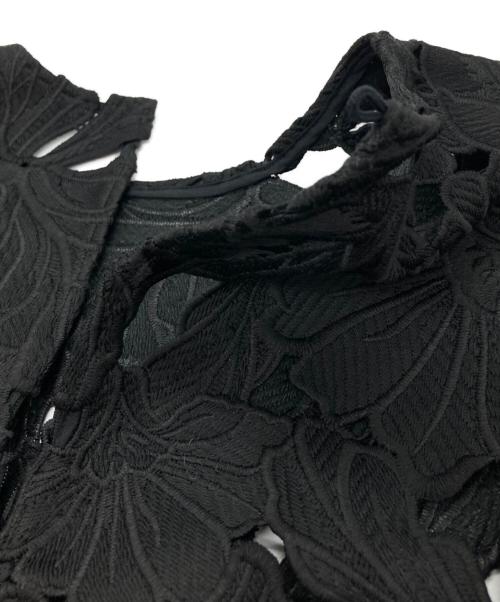 FRAY ID（フレイ アイディー）FRAY ID (フレイ アイディー) ノースリーブブラウス ブラック サイズ:1 未使用品の古着・服飾アイテム