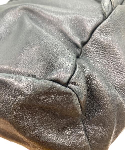 REN（レン）REN (レン) オールレザーリュック ブラックの古着・服飾アイテム