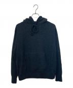 ESTNATIONエストネーション）の古着「カシミヤ混ニットパーカー」｜グレー