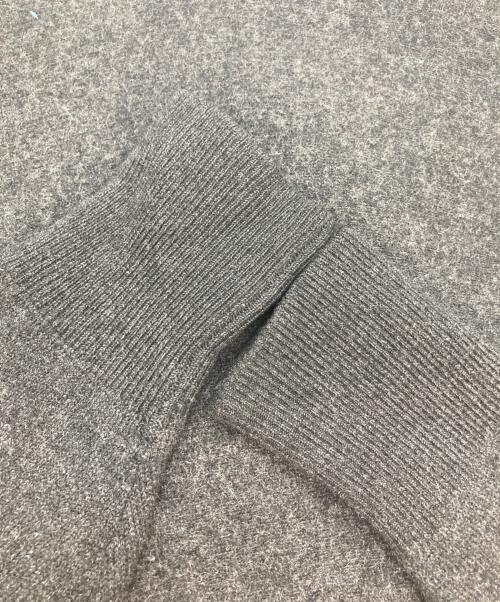 ESTNATION（エストネーション）ESTNATION (エストネーション) カシミヤ混ニットパーカー グレー サイズ:Mの古着・服飾アイテム