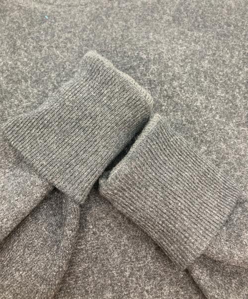 ESTNATION（エストネーション）ESTNATION (エストネーション) カシミヤ混ニットパーカー グレー サイズ:Mの古着・服飾アイテム