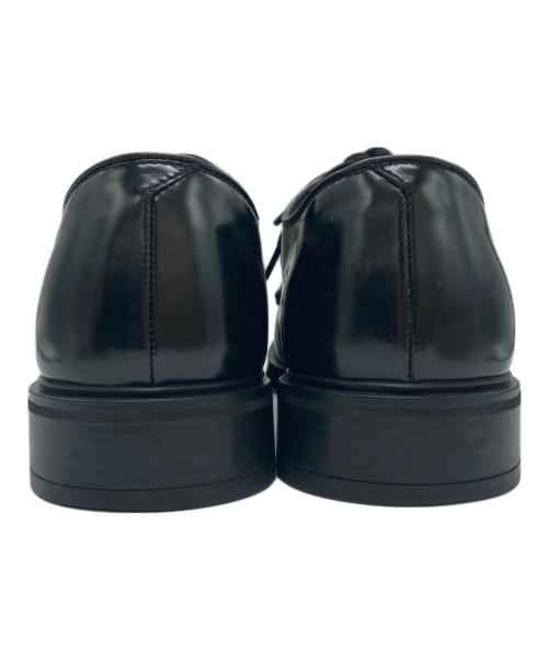 PRADA（プラダ）PRADA (プラダ) プレーントゥシューズ ブラック サイズ:7の古着・服飾アイテム
