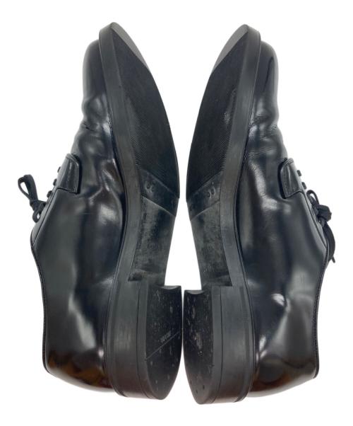 PRADA（プラダ）PRADA (プラダ) プレーントゥシューズ ブラック サイズ:7の古着・服飾アイテム