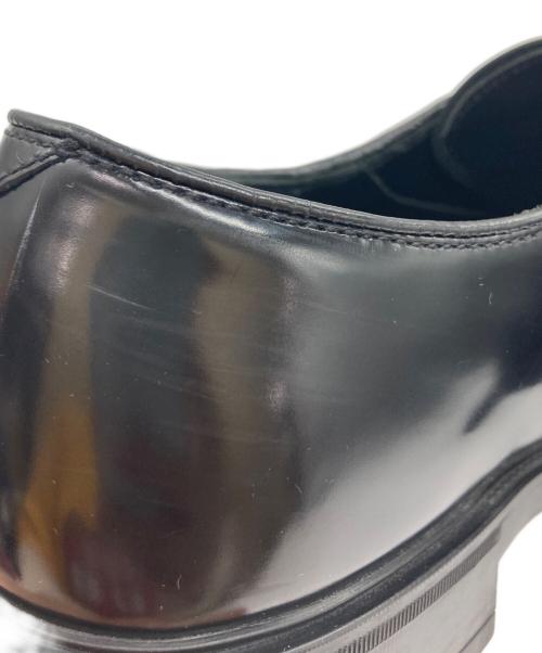 PRADA（プラダ）PRADA (プラダ) プレーントゥシューズ ブラック サイズ:7の古着・服飾アイテム