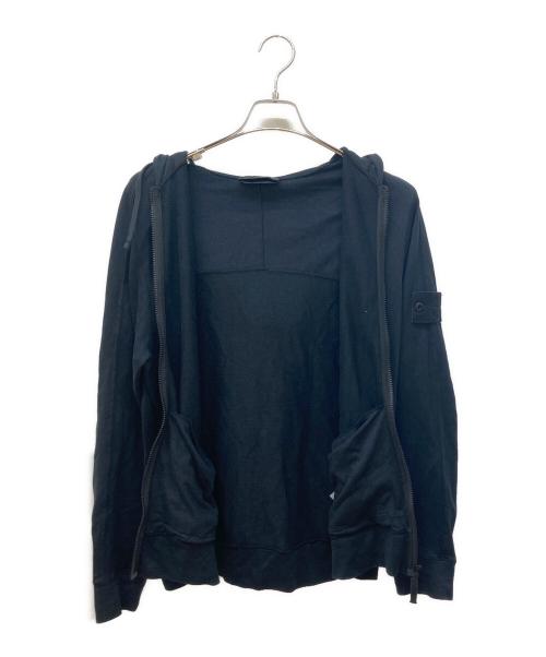 STONE ISLAND（ストーンアイランド）STONE ISLAND (ストーンアイランド) ジップパーカー ブラック サイズ:Mの古着・服飾アイテム