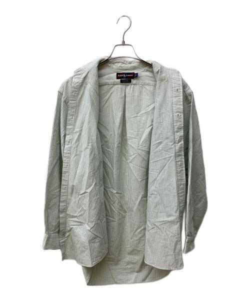 RALPH LAUREN（ラルフローレン）RALPH LAUREN (ラルフローレン) ストライプシャツ グリーン サイズ:Sの古着・服飾アイテム