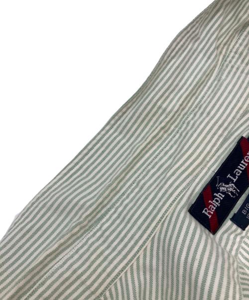 RALPH LAUREN（ラルフローレン）RALPH LAUREN (ラルフローレン) ストライプシャツ グリーン サイズ:Sの古着・服飾アイテム