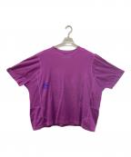 FUMITO GANRYUフミトガンリュウ）の古着「REBUILT T-SHIRT」｜パープル