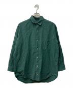 Y's for menワイズフォーメン）の古着「ストライプシャツ」｜グリーン