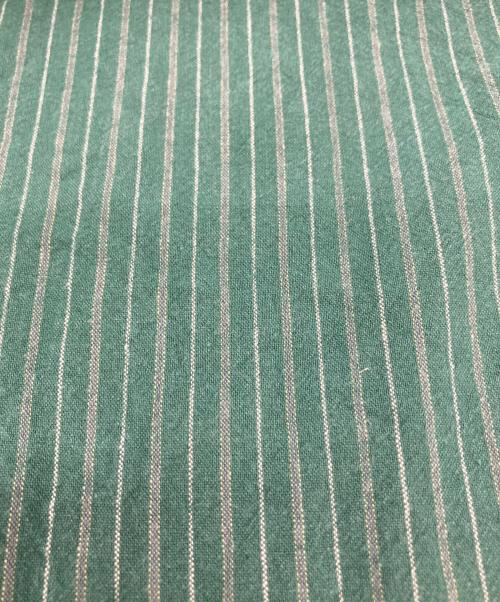 Y's for men（ワイズフォーメン）Y's for men (ワイズフォーメン) ストライプシャツ グリーン サイズ:不明の古着・服飾アイテム