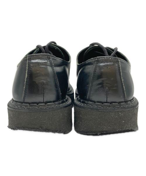 COMME des GARCONS HOMME PLUS（コムデギャルソンオムプリュス）COMME des GARCONS HOMME PLUS (コムデギャルソンオムプリュス) レザーシューズ ブラック サイズ:25の古着・服飾アイテム