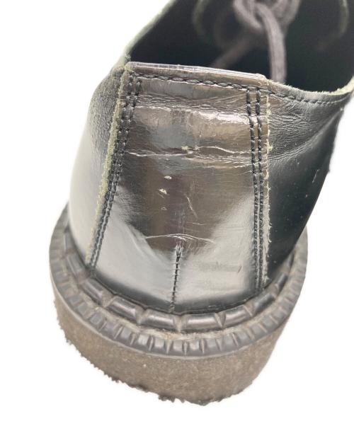 COMME des GARCONS HOMME PLUS（コムデギャルソンオムプリュス）COMME des GARCONS HOMME PLUS (コムデギャルソンオムプリュス) レザーシューズ ブラック サイズ:25の古着・服飾アイテム