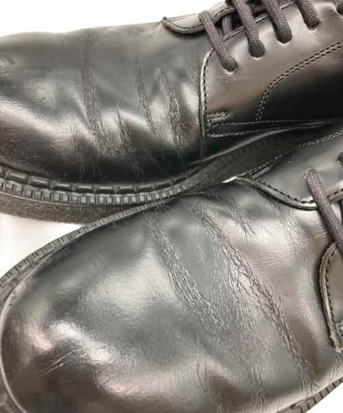 COMME des GARCONS HOMME PLUS（コムデギャルソンオムプリュス）COMME des GARCONS HOMME PLUS (コムデギャルソンオムプリュス) レザーシューズ ブラック サイズ:25の古着・服飾アイテム