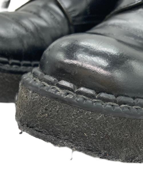 COMME des GARCONS HOMME PLUS（コムデギャルソンオムプリュス）COMME des GARCONS HOMME PLUS (コムデギャルソンオムプリュス) レザーシューズ ブラック サイズ:25の古着・服飾アイテム