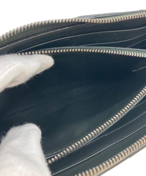BOTTEGA VENETA（ボッテガベネタ）BOTTEGA VENETA (ボッテガベネタ) ジップアラウンドウォレット ダークグリーンの古着・服飾アイテム
