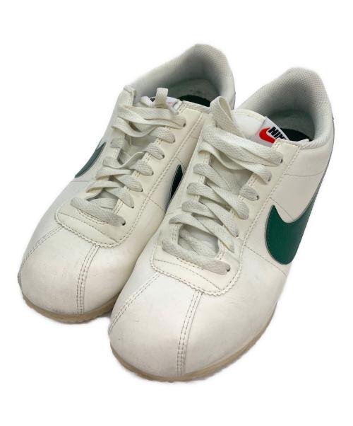 NIKE（ナイキ）NIKE (ナイキ) スニーカー ホワイト×グリーン サイズ:27㎝の古着・服飾アイテム