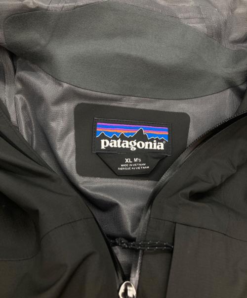 Patagonia（パタゴニア）Patagonia (パタゴニア) ボルダー・フォーク・レイン・ジャケット ブラック サイズ:XLの古着・服飾アイテム