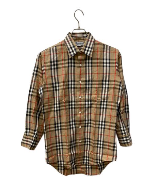 Burberry's（バーバリー）Burberry's (バーバリーズ) シャドーホースノヴァチェックシャツ ベージュ サイズ:Ａ39‐82の古着・服飾アイテム