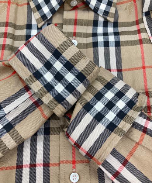 Burberry's（バーバリー）Burberry's (バーバリーズ) シャドーホースノヴァチェックシャツ ベージュ サイズ:Ａ39‐82の古着・服飾アイテム