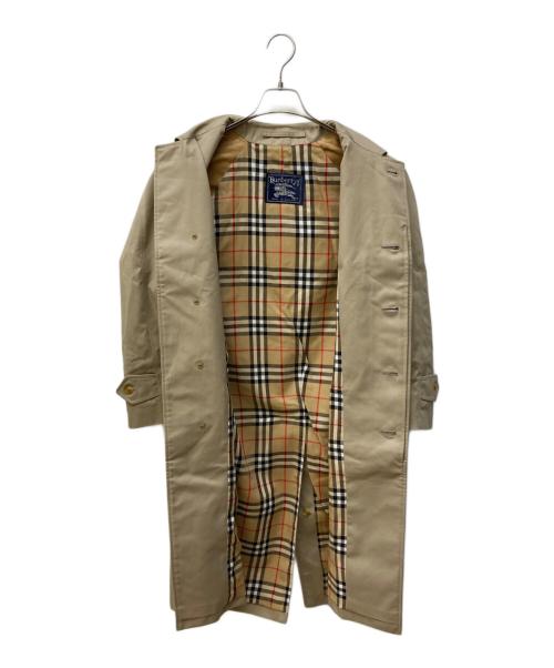 Burberry's（バーバリー）Burberry's (バーバリーズ) 裏地ノヴァチェックステンカラーコート ベージュ サイズ:-の古着・服飾アイテム