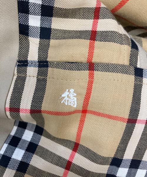 Burberry's（バーバリー）Burberry's (バーバリーズ) 裏地ノヴァチェックステンカラーコート ベージュ サイズ:-の古着・服飾アイテム