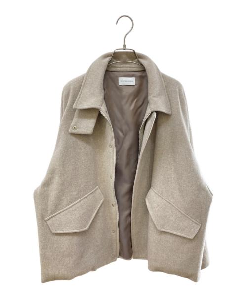 RYO TAKASHIMA（リョウタカシマ）RYO TAKASHIMA (リョウタカシマ) ウールジップジャケット ベージュ サイズ:Ⅿの古着・服飾アイテム