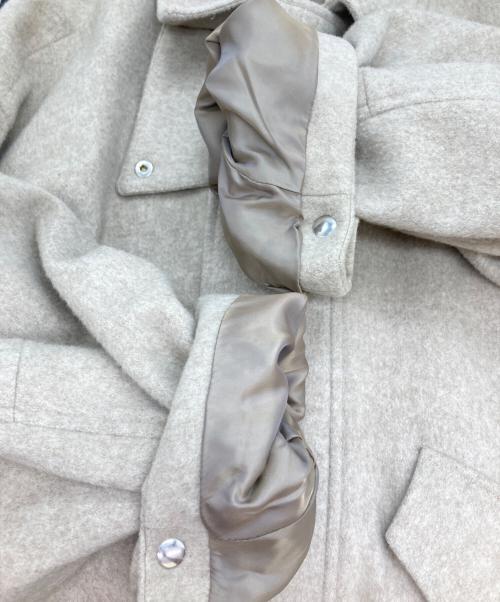 RYO TAKASHIMA（リョウタカシマ）RYO TAKASHIMA (リョウタカシマ) ウールジップジャケット ベージュ サイズ:Ⅿの古着・服飾アイテム