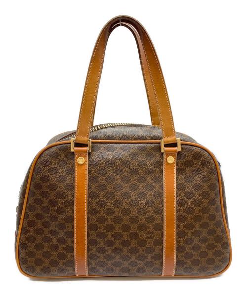 CELINE（セリーヌ）CELINE (セリーヌ) マカダムミニボストンバッグ ブラウンの古着・服飾アイテム
