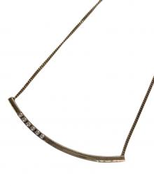 4℃（ヨンドシー）の古着「ラインストーンネックレス」｜ゴールド