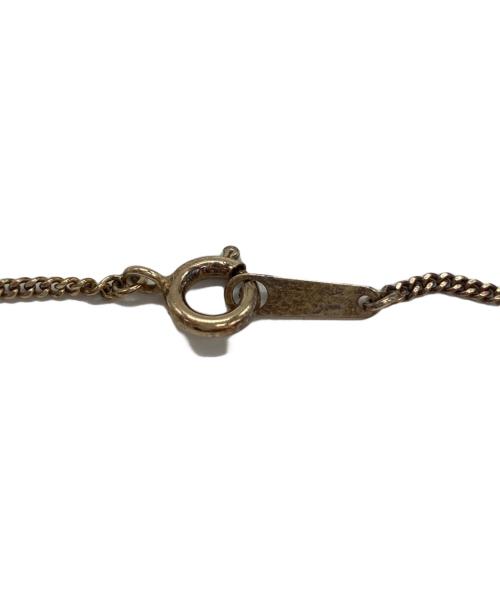 4℃（ヨンドシー）4℃ (ヨンドシー) ラインストーンネックレス ゴールドの古着・服飾アイテム