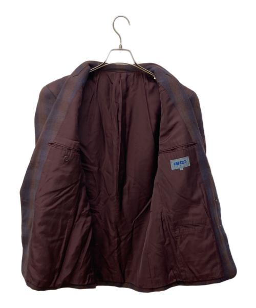 KENZO（ケンゾー）KENZO (ケンゾー) テーラードジャケット ブラウン サイズ:Sの古着・服飾アイテム