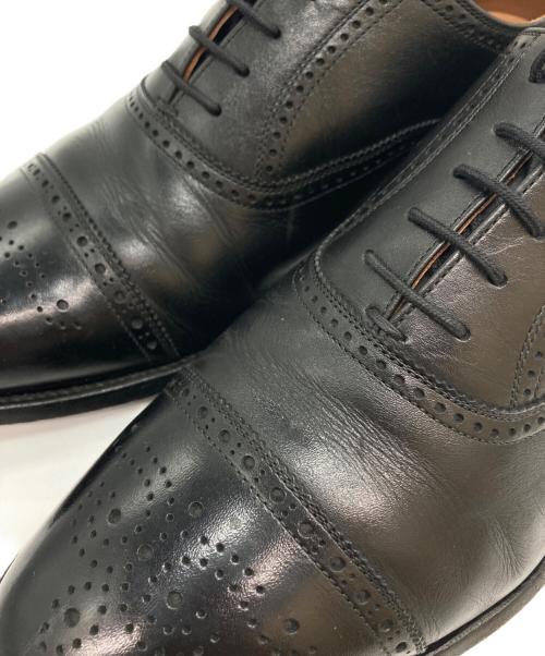 SCOTCH GRAIN（スコッチグレイン）SCOTCH GRAIN (スコッチグレイン) ストレートチップシューズ ブラック サイズ:25の古着・服飾アイテム