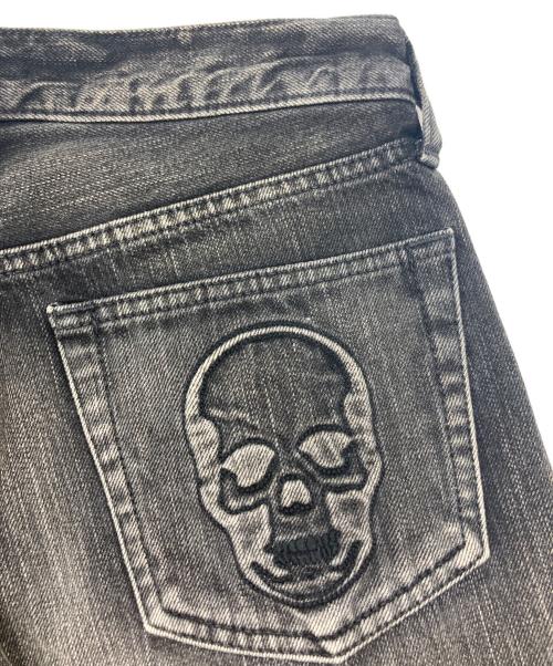 lucien pellat-finet（ルシアン・ペラフィネ）lucien pellat-finet (ルシアン・ペラフィネ) デニムパンツ ブラック サイズ:29の古着・服飾アイテム