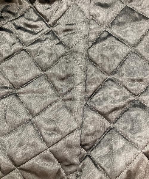 VERSACE（ヴェルサーチェ）VERSACE (ヴェルサーチェ) 中綿ストライプジャケット ブラック サイズ:Lの古着・服飾アイテム