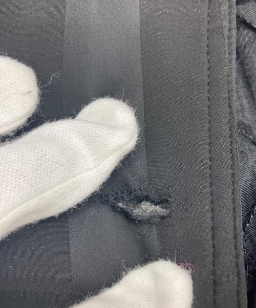 VERSACE（ヴェルサーチェ）VERSACE (ヴェルサーチェ) 中綿ストライプジャケット ブラック サイズ:Lの古着・服飾アイテム