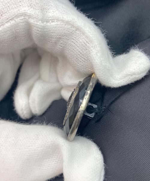 VERSACE（ヴェルサーチェ）VERSACE (ヴェルサーチェ) ファーカラーショートジャケット ブラック サイズ:42の古着・服飾アイテム