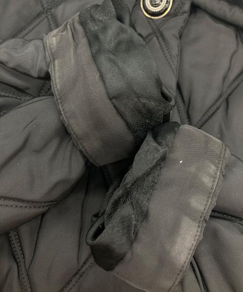 VERSACE（ヴェルサーチェ）VERSACE (ヴェルサーチェ) ファーカラーショートジャケット ブラック サイズ:42の古着・服飾アイテム