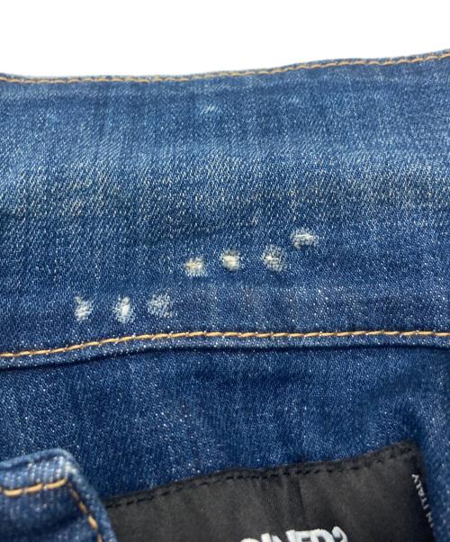 DSQUARED2（ディースクエアード）DSQUARED2 (ディースクエアード) ペンキデニムジャケット インディゴ サイズ:46の古着・服飾アイテム