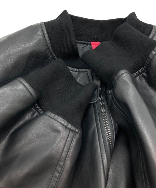 ALPHA（アルファ）ALPHA (アルファ) エコレザーL-2Bジャケット ブラック サイズ:XLの古着・服飾アイテム