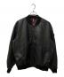ALPHA（アルファ）の古着「エコレザーL-2Bジャケット」｜ブラック