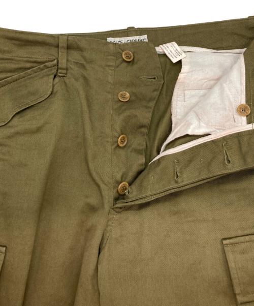 DOLCE & GABBANA（ドルチェ＆ガッバーナ）DOLCE & GABBANA (ドルチェ＆ガッバーナ) カーゴパンツ カーキ サイズ:44の古着・服飾アイテム