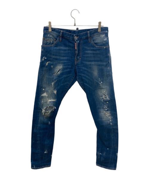 DSQUARED2（ディースクエアード）DSQUARED2 (ディースクエアード) Sexy twist jean インディゴ サイズ:28㎝の古着・服飾アイテム