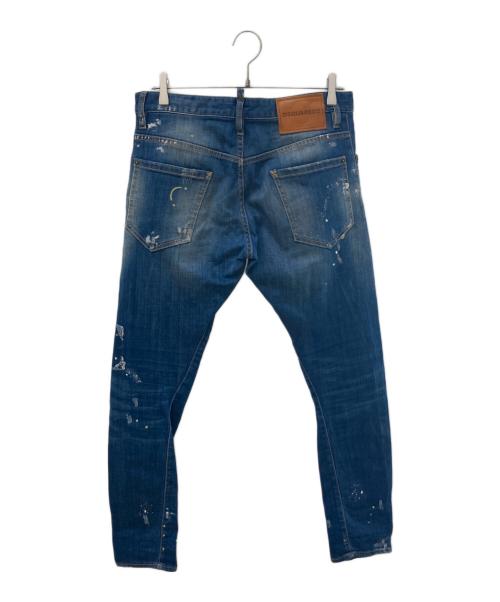 DSQUARED2（ディースクエアード）DSQUARED2 (ディースクエアード) Sexy twist jean インディゴ サイズ:28㎝の古着・服飾アイテム