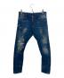 DSQUARED2（ディースクエアード）の古着「Sexy twist jean」｜インディゴ
