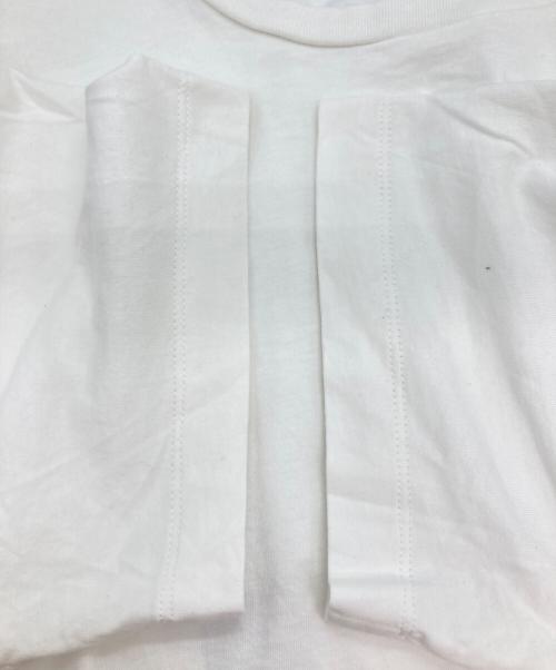 MONCLER（モンクレール）MONCLER (モンクレール) バックプリントラバーワッペンTシャツ ホワイト サイズ:Mの古着・服飾アイテム