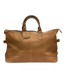 PORTER（ポーター）の古着「レザーボストンバッグ」｜キャメル