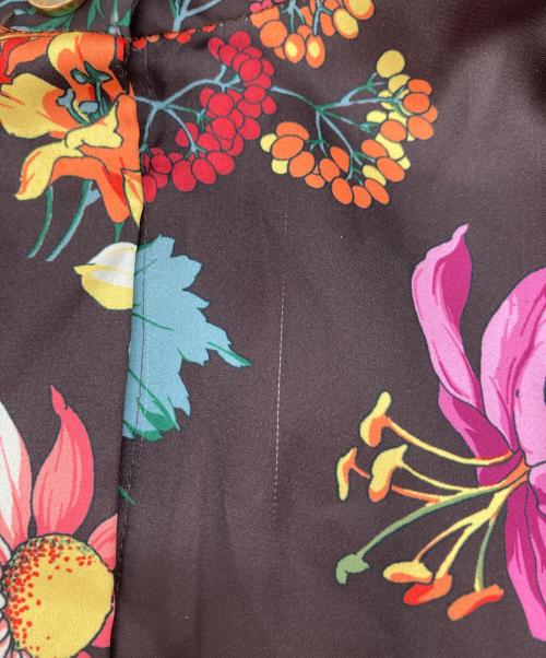 GRACE CLASS（グレースクラス）GRACE CLASS (グレースクラス) フラワープリントワンピース ブラウン サイズ:36の古着・服飾アイテム