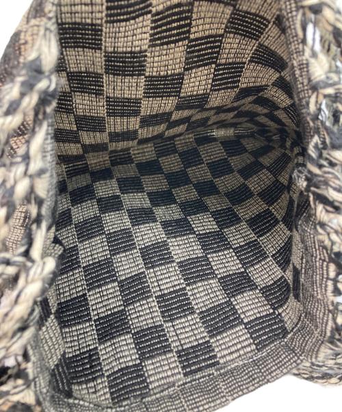 MARNI（マルニ）MARNI (マルニ) CROSS CHECKERBORAD HAMMOCK BAG ブラック×ホワイトの古着・服飾アイテム