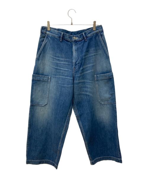 Graphpaper（グラフペーパー）Graphpaper (グラフペーパー) Selvage Denim Cargo Pants/デニムパンツ インディゴ サイズ:1の古着・服飾アイテム